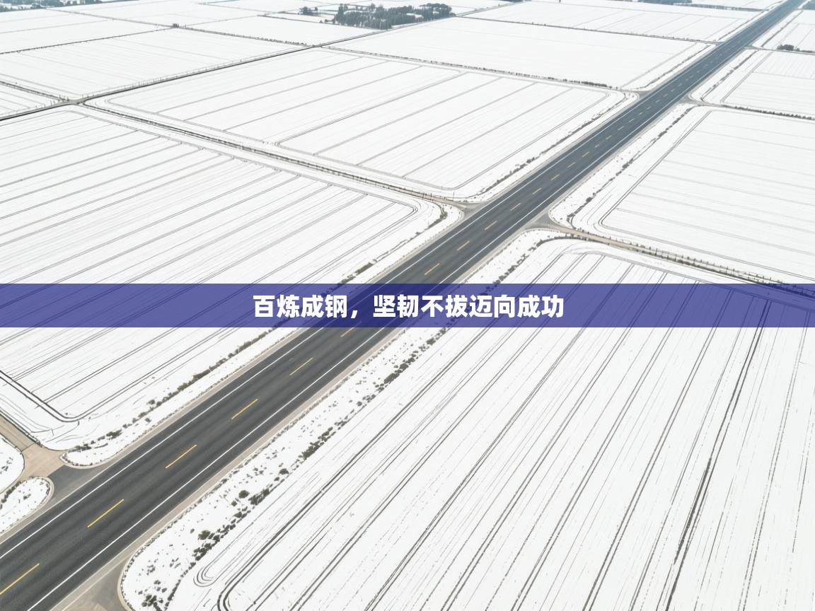 百炼成钢，坚韧不拔迈向成功