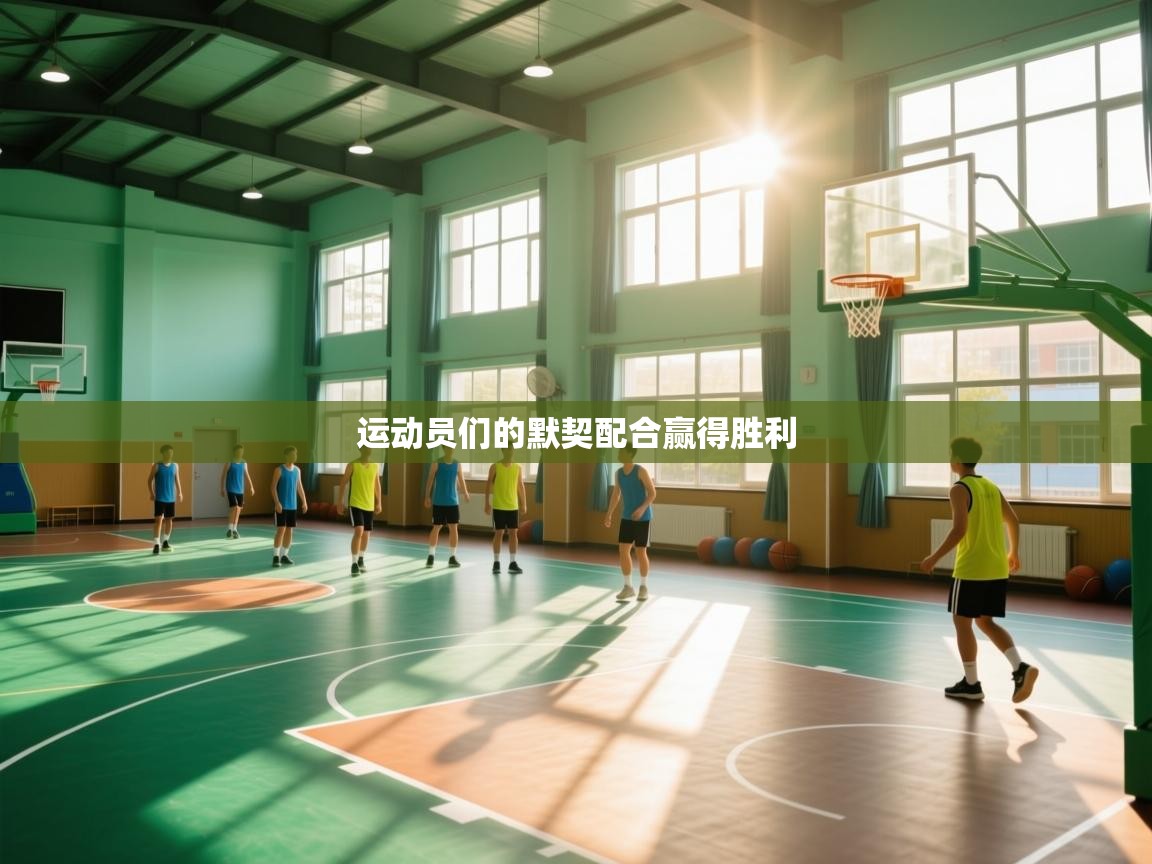 运动员们的默契配合赢得胜利